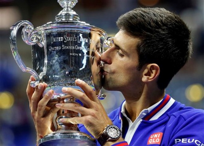 Djokovic đăng quang tại US Open 2015. (Nguồn: AP)